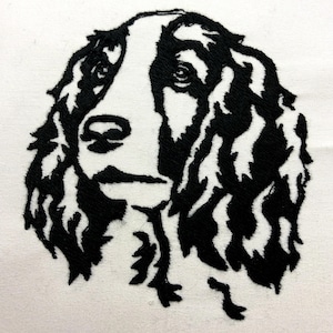 Welsh Springer Spaniel Machine Embroidery Design Dog Embroidery Pattern Digital File