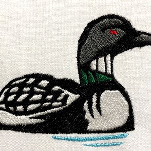 Loon Machine Embroidery Pattern Embroidery Design Digital File