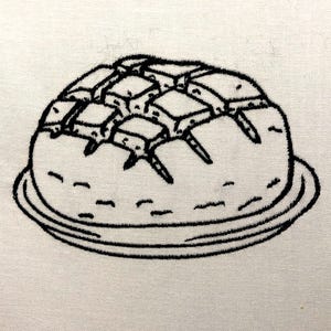 Irish Soda Bread Machine Embroidery Pattern Embroidery Design Digital File