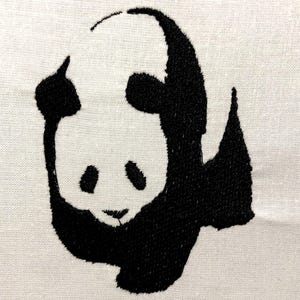 Panda Machine Embroidery Design Embroidery Pattern Digital File