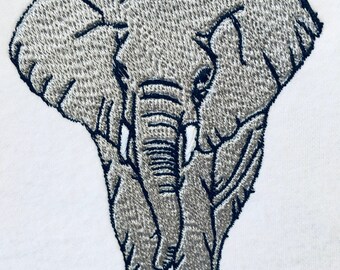 Elephant Machine Embroidery Design Elephant Machine Embroidery Pattern Digital File