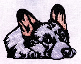 Corgi Machine Embroidery Design Dog Embroidery Pattern Digital File