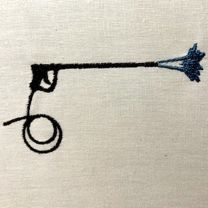 Broderimönster för krafttvättspistol, digital fil