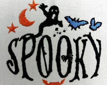 Halloween Spooky Machine borduurwerk Design Halloween borduurpatroon digitaal bestand