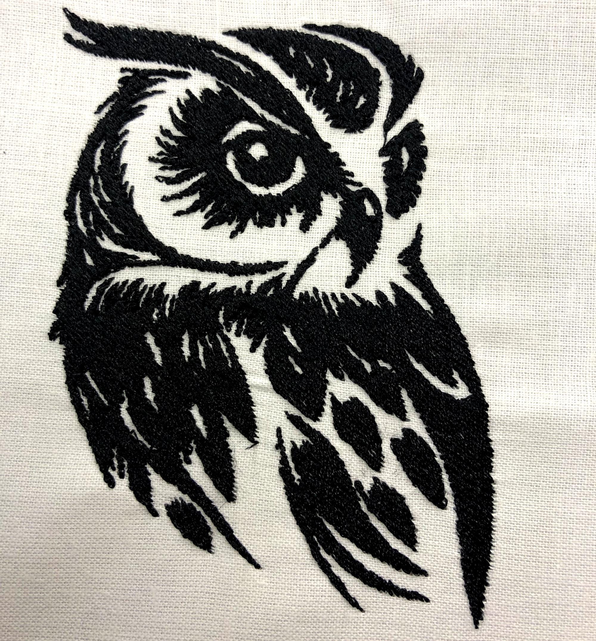 Owl Machine Embroidery Design Embroidery Pattern Digital File
