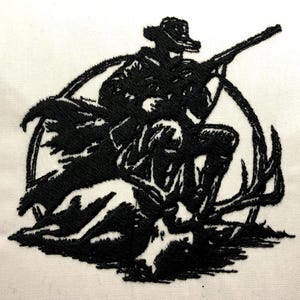 Deer Hunting Machine Embroidery Pattern Embroidery Design Digital File