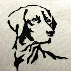 Vizsla Machine Embroidery Pattern Dog Embroidery Design Digital File