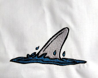 Shark Fin Design Machine Embroidery Pattern Embroidery Digital File