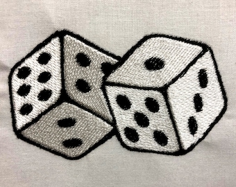 Dice Machine Embroidery Pattern Embroidery Design Digital File
