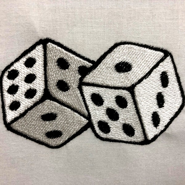 Dice Machine Embroidery Pattern Embroidery Design Digital File