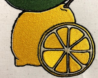 Lemon Machine Embroidery Pattern Embroidery Design Digital File