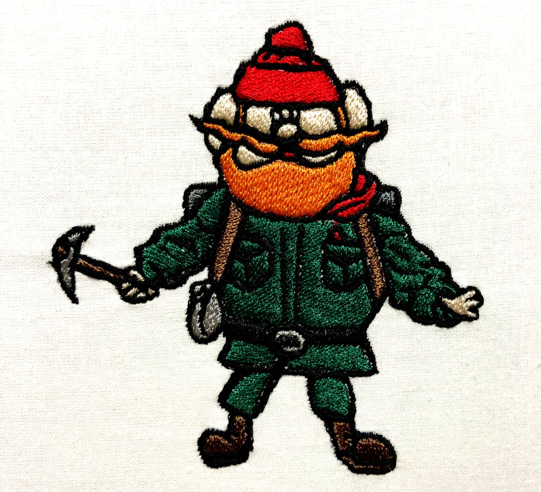 Yukon Cornelius Machine Embroidery Pattern Rudolf the Red Nosed