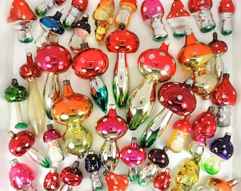 Pilz Weihnachtsschmuck, Retro Merkur Wohnkultur, Neujahr Glas Baumschmuck, Fliegenpilz, Fliegenpilz