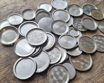Couvercle arrière de pièces de boîtier de montre vintage, couvercles arrière ronds de montre, pièces de boîtier de montre-bracelet soviétiques