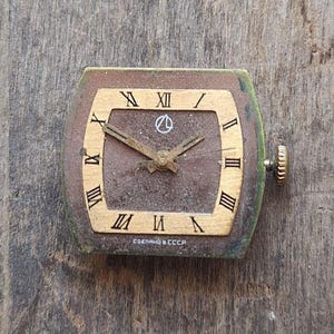 Mouvement de montre vintage Luch 1809, Mouvements de montres soviétiques Luch de travail pour réparer votre montre image 1