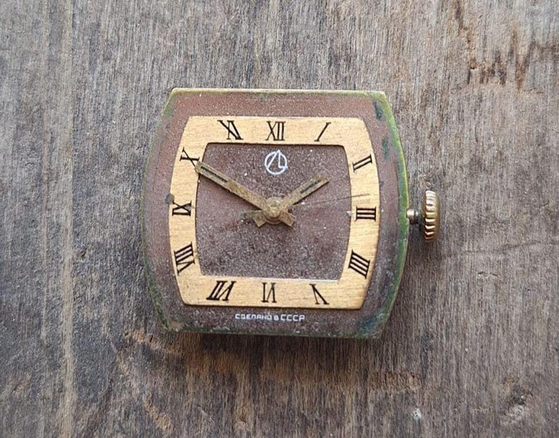 Mouvement de montre vintage Luch 1809, Mouvements de montres soviétiques Luch de travail pour réparer votre montre image 1