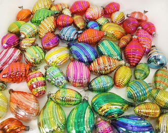 Retro Merkur-Weihnachtsschmuck, Geometrische farbige Glaskugeln, Retro-Baumschmuck, Spiegel, Wohnkultur, Weihnachtsgeschenke k11