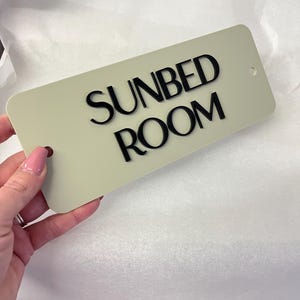 Custom 3D Acrylic Sign for Door or Wall, Modern Business Sign, Salon Door Plaque, Spa Room, Clinic Signage image 12