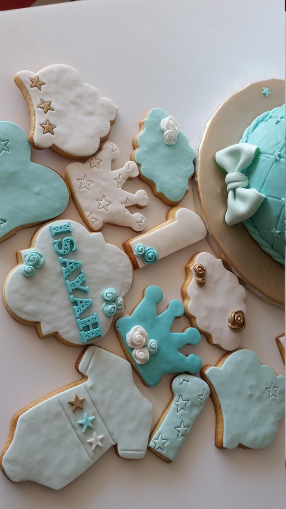 Biscuits personnalisés Baby Shower : C'est une fille – Biscuits Création