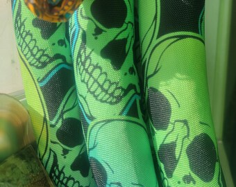4lb  Noir Neon Skull Kandy 4lb weighted hula hoop - from the Kimmie K Heavy Hoops Collection
