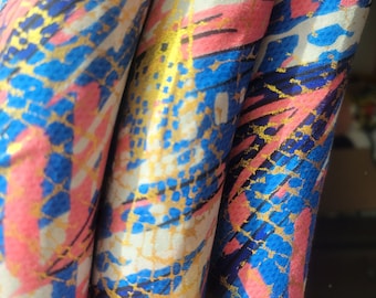 2.5lb  Cotton Kandy Abstract Gold 2.5lb weighted hula hoop from the Kimmie K Heavy Hoops Collection