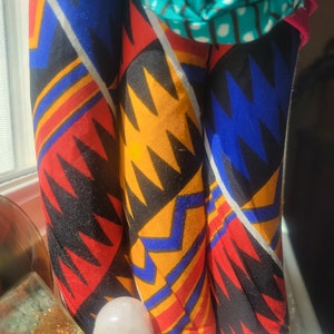 3lb Kente Kulture Fall New Blu 3lb weighted hula hoop - from the KimmieK Heavy Hoops Collection