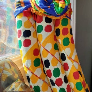 3lb Kente Kulture Circus 3lb weighted hula hoop - from the Kimmie K Heavy Hoops Collection