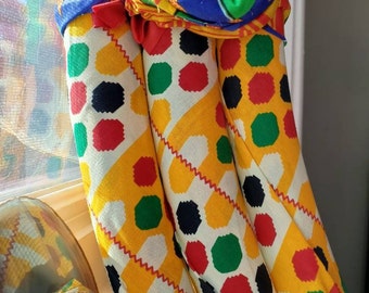 3lb Kente Kulture Circus 3lb weighted hula hoop - from the Kimmie K Heavy Hoops Collection