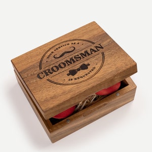 Groomsmen Proposal, Bow Tie Proposal, Leather Bow tie, Wedding Gifts, Best Man Proposal, Best Man Gift
