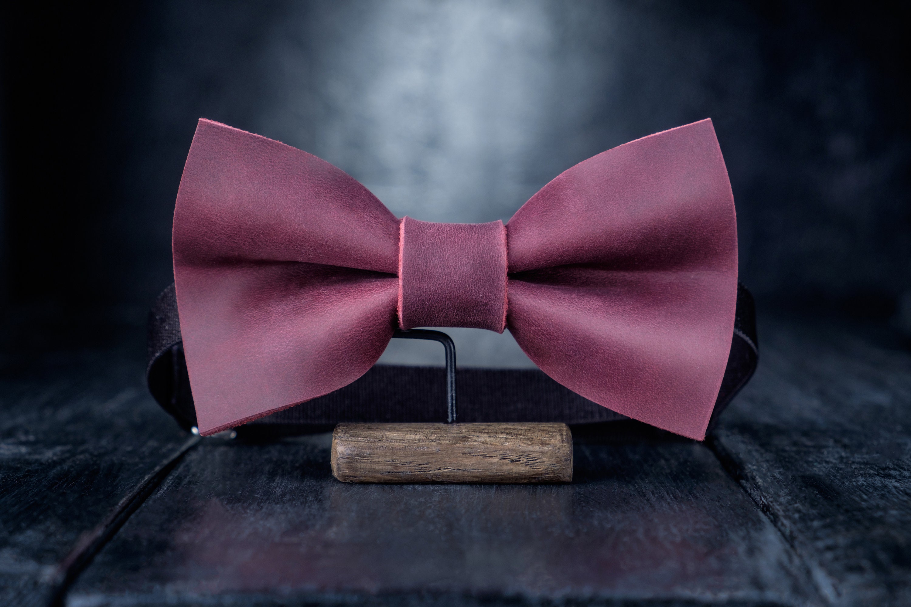 mens burgundy bow tie
