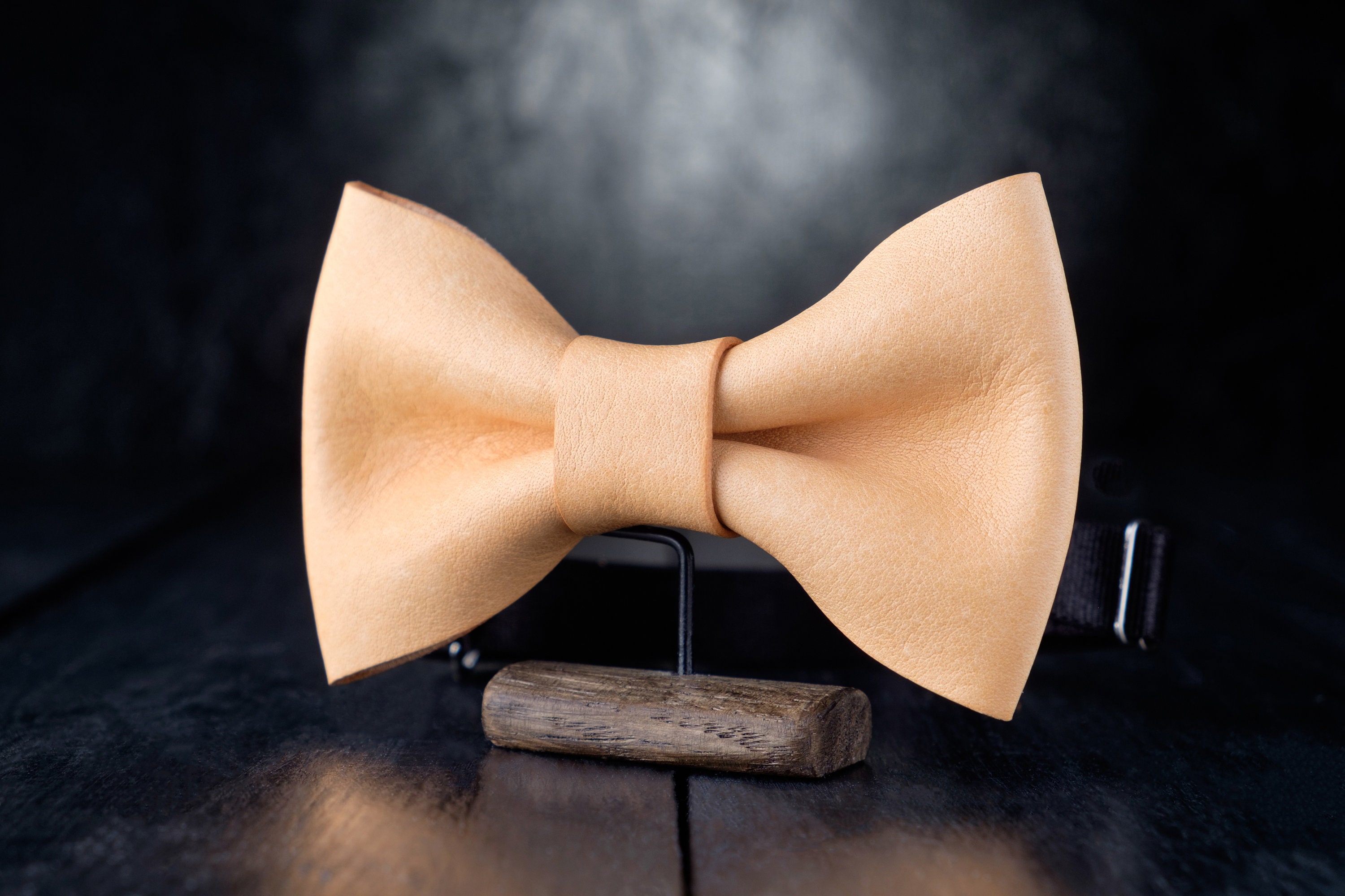 Luxury wedding bow tie leather bow tie for men Burgundy bow Etsy