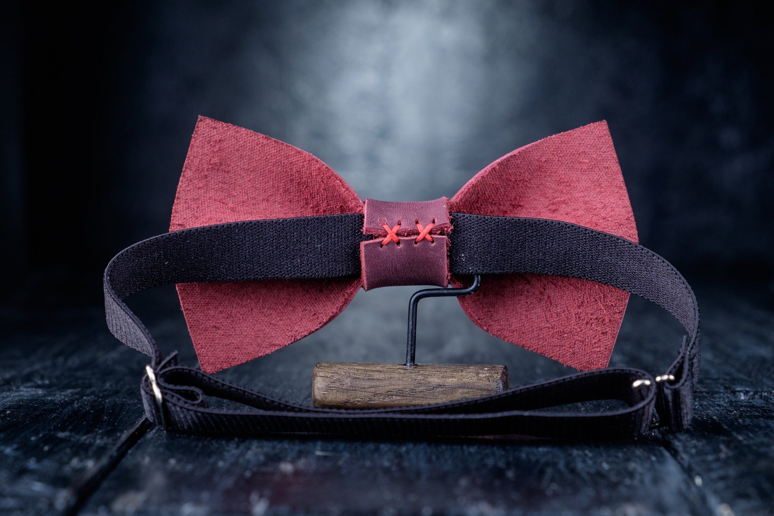 mens burgundy bow tie