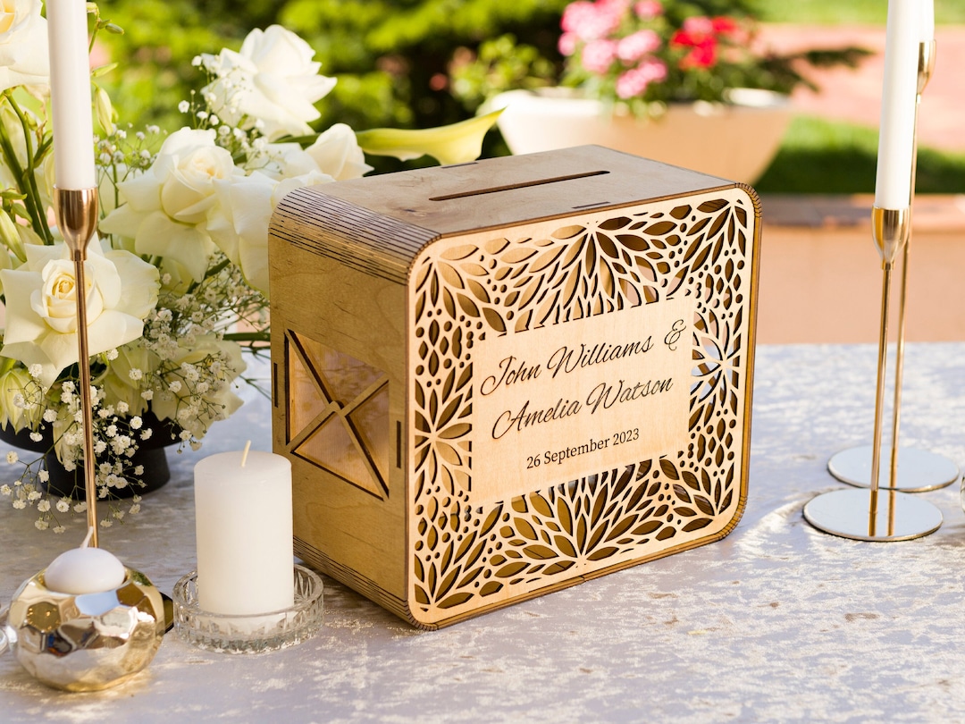 Wedding Card Box, Wedding Decor, Card Box for Wedding, Customized