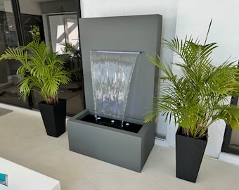 Waterfall Fountain Outdoor Patio Lanai Furniture