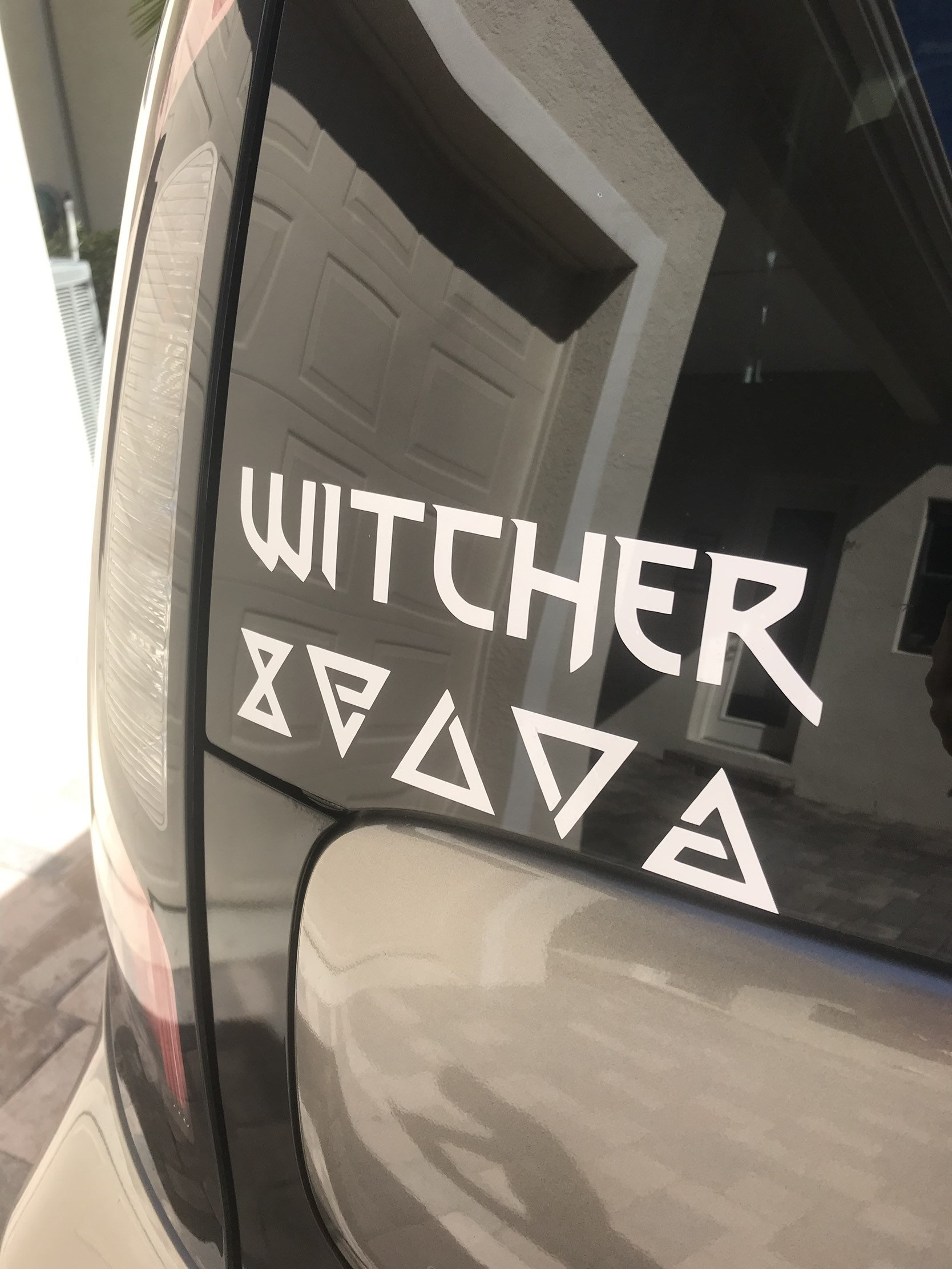 Witcher & Symbols Witcher Car Decal Etsy