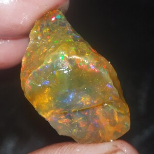 26.80ct Stunning opal Ethiopian opal Raw crystal Opal Raw Rare Beautiful Opal Raw Natural Opal Raw multi flashy Opal Raw welo Opal Raw20x29