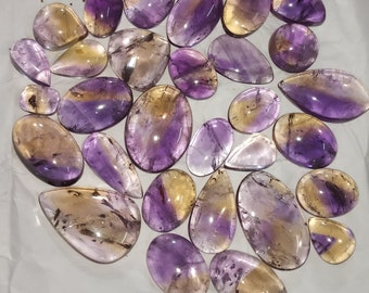 800.cts AAA+++Ametrine Natural Ametrine Gemstone Wholesale lot Ametrine Cabochon Ametrine cabs Smooth Polished Ametrine  For Making Jewelry