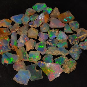 500. Awesome Ethiopian Opal Raw solid Opal Raw crystal Opal Raw Natural welo Opal Raw Top Quality grade opal Raw multi flashy Opal Raw 5to13