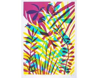 Tumble and Twirl - Limited Edition Silkscreen Print