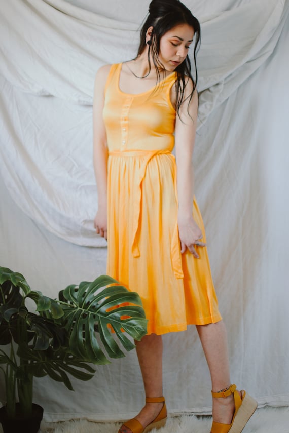 1970s Sun Dress by Junior Scene - Vintage Sun Dres
