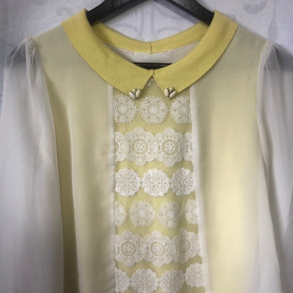 Vintage Knit and Lace Sweater