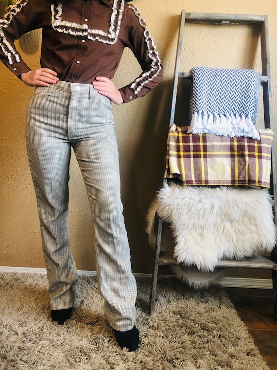 1970's High Rise Wranglers - Vintage Western Trous