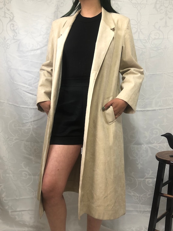 Lilli Anne UltraSuede Trench Coat - 1980s Vintage