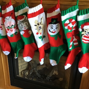 Handknit Christmas Stockings
