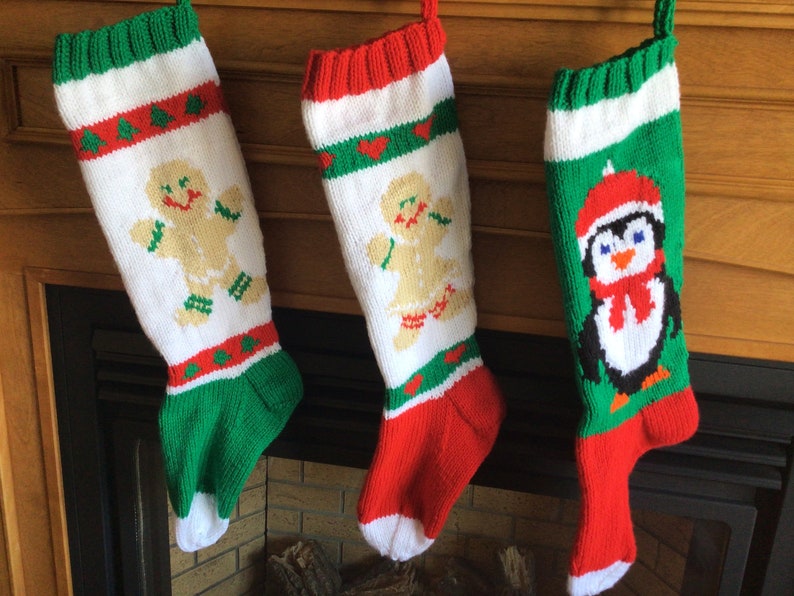 Handknit Christmas Stockings zdjęcie 2
