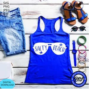 Salty Beach SVG Cut Datei für Cricut, Silhouette, Lake Life Zitat ** Digitaler Download**