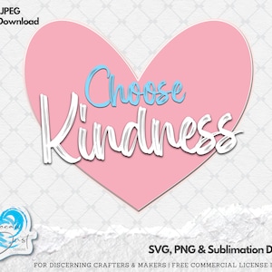 Choose Kindness PNG, Pink Shirt Day Clip Art, Anti Bully PNG, Be Kind Sublimation Download, Anti Bullying Day, Say no to Bullying PNG