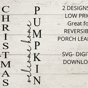 SVG/png FILE BUNDLE- Merry Little Christmas/Welcome Home Pumpkin|Cricut|DigitalDownload|Holidays|Fall