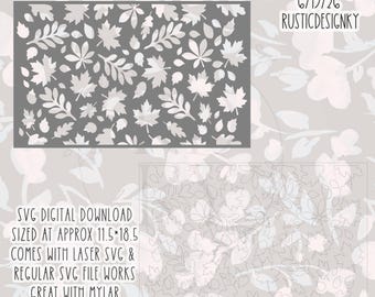 ALLEEN SVG-herfst stencil digitale downloadbestand-cricut-laserSVG
