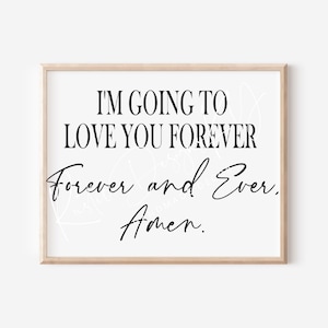 ALLEEN SVG-BESTAND - Forever and Ever Amen|liefdescitaat|cricut